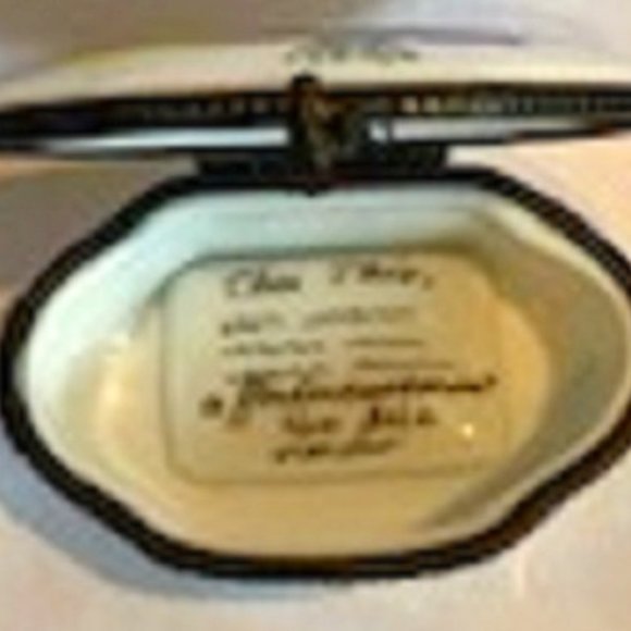 Vintage Limoges Box & Letter French Porcelain C.M. - Picture 4 of 8